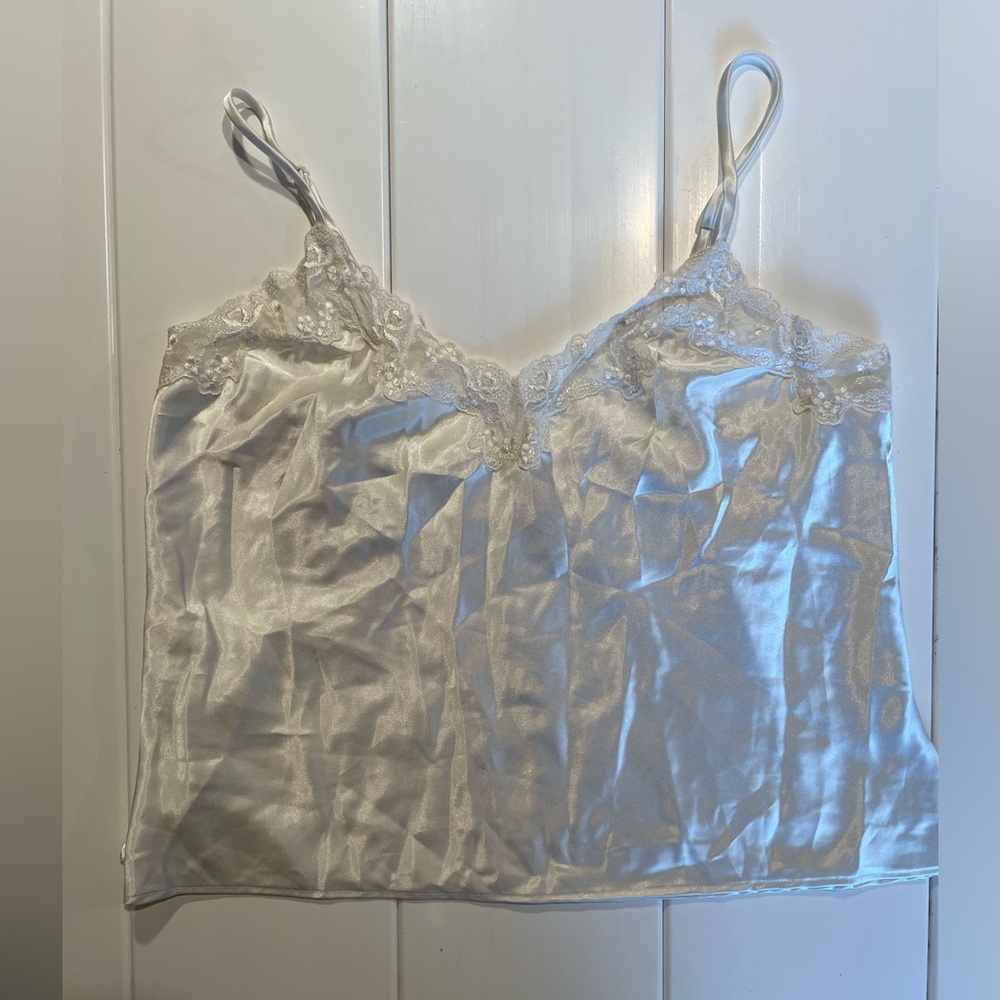 Vintage Victoria Secret Silk Cami Slip Top, Size M